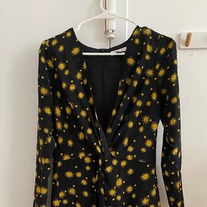 DELFI Collective black sunburst mini dress  - S